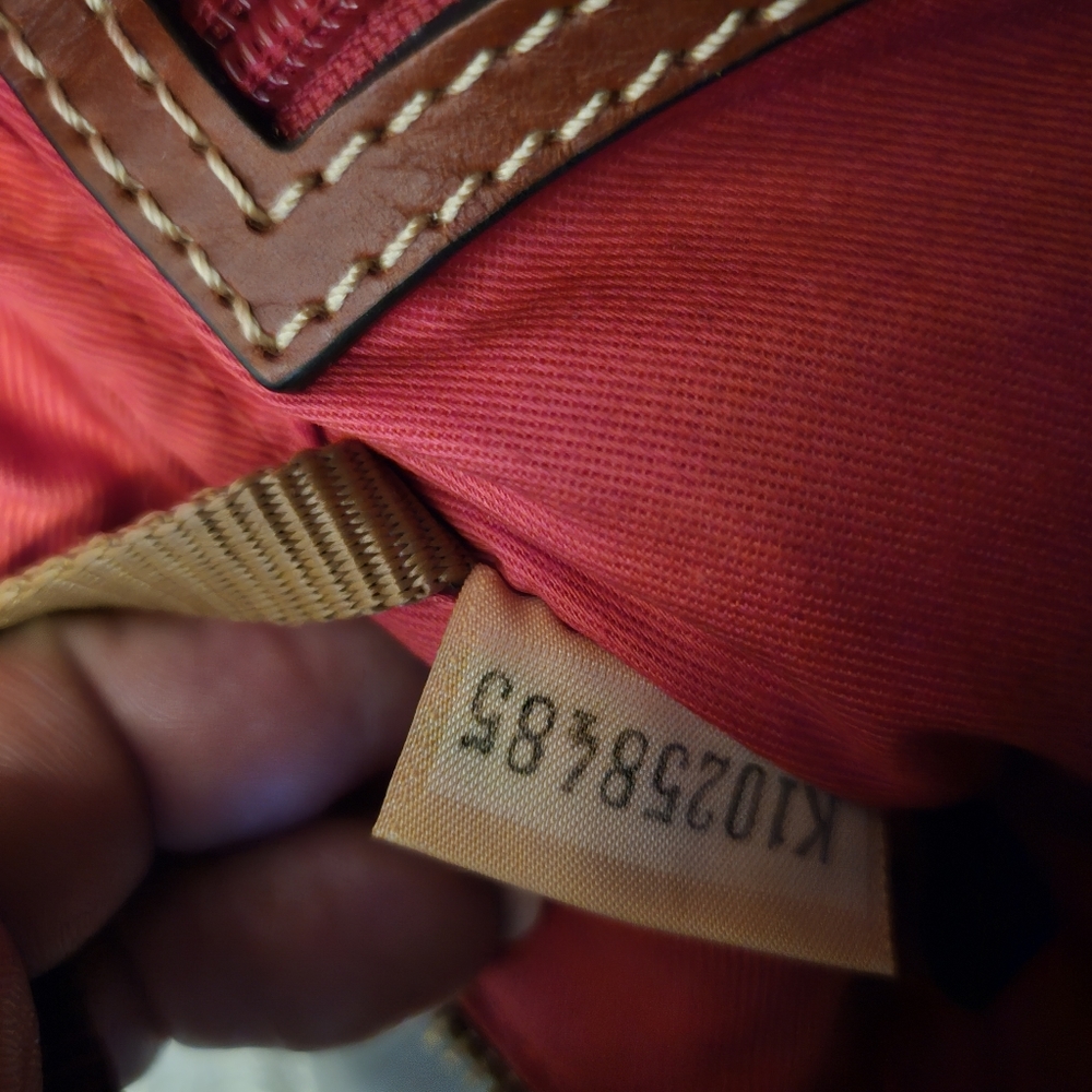 DOONEY AND BURKE SMALL RONNIE BACKPACK-CARAMEL COLOR - Picture 2 of 2